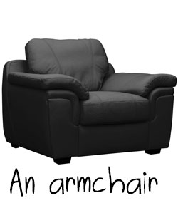 an armchair